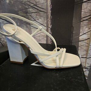 Marc Fisher Edalyn Heels Women 7.5M Ivory | Modern Minimal
